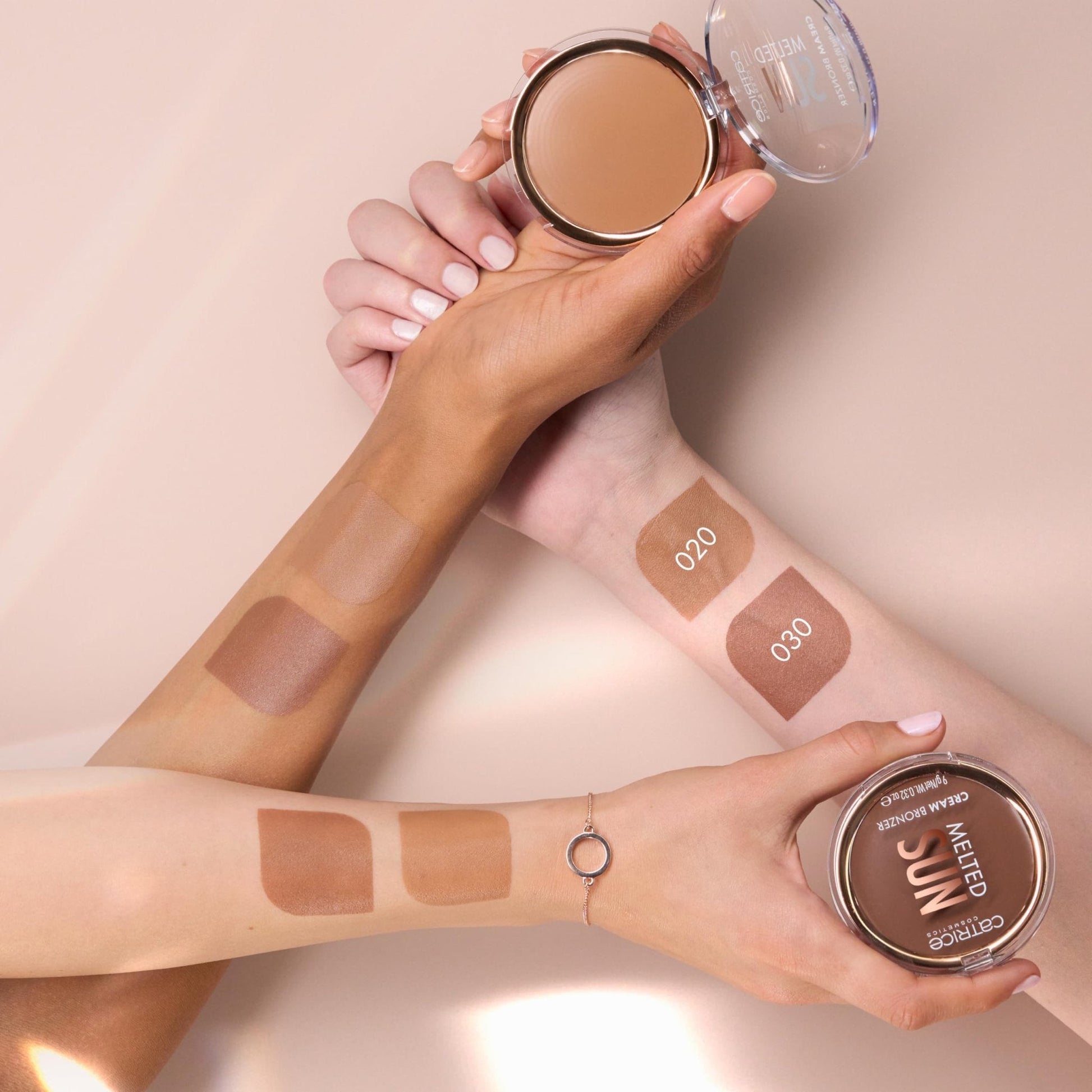 Catrice | Melted Sun Cream Bronzer, Easy to Blend Buildable Coverage for Long Lasting Bronzed Glow, Vegan & Cruelty Free, Without Parabens, Oil & Microplastic Particles (30 | Pretty Tanned) - Maple Wellness Supplements