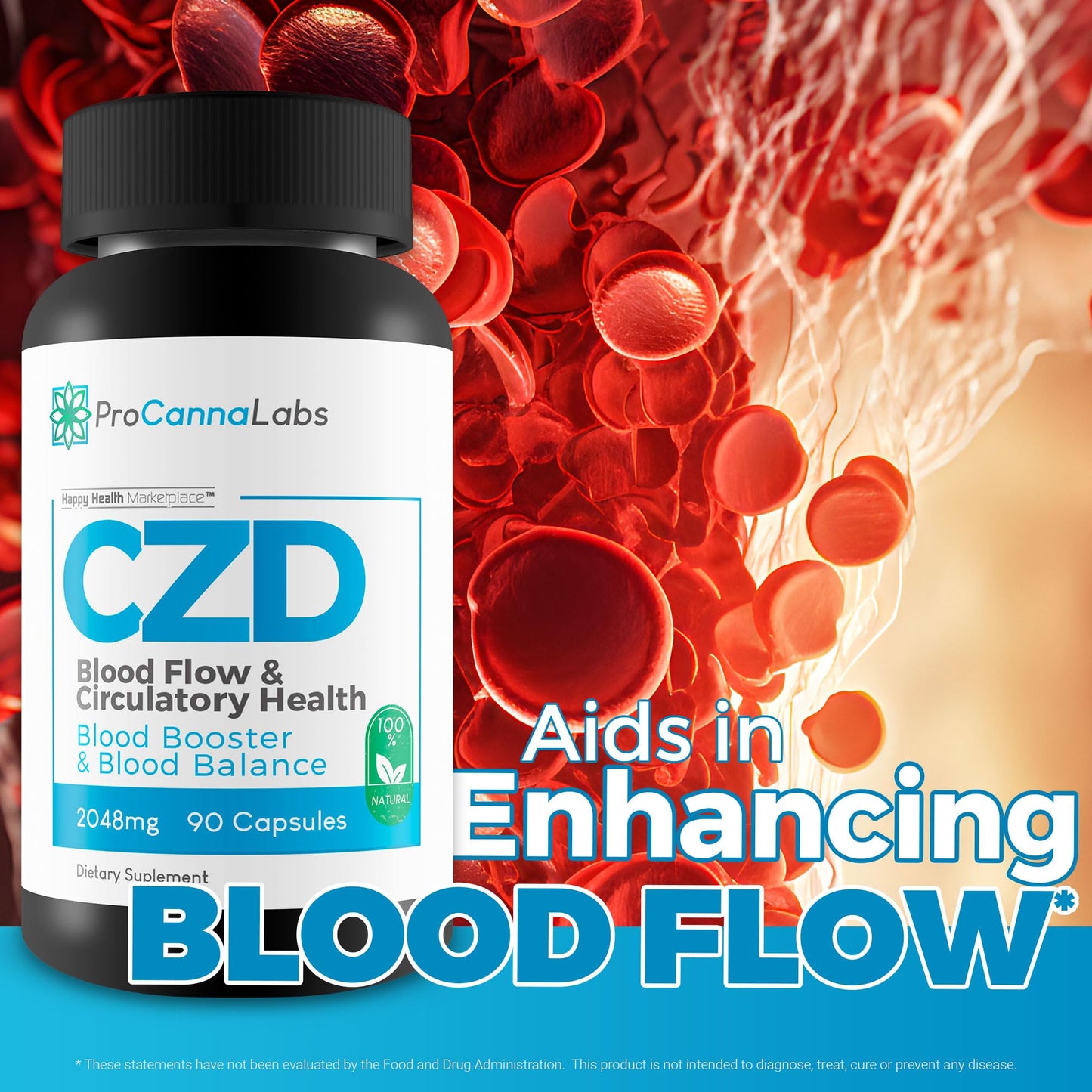 CDZ Supplement Vitamin C D and Zinc Plus Herbs - Our Best Vitamin C D Zinc Blood Booster for Blood Balance & Blood Flow - C Z D Blood Flow & Circulatory Health - Pro Canna Labs Gummies Capsules - Maple Wellness Supplements