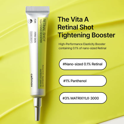 celimax The Vita A Retinal Shot Tightening Booster | 0.1% Retinal, 3% Matryxyl, High-Strength Retinoid - Maple Wellness Supplements