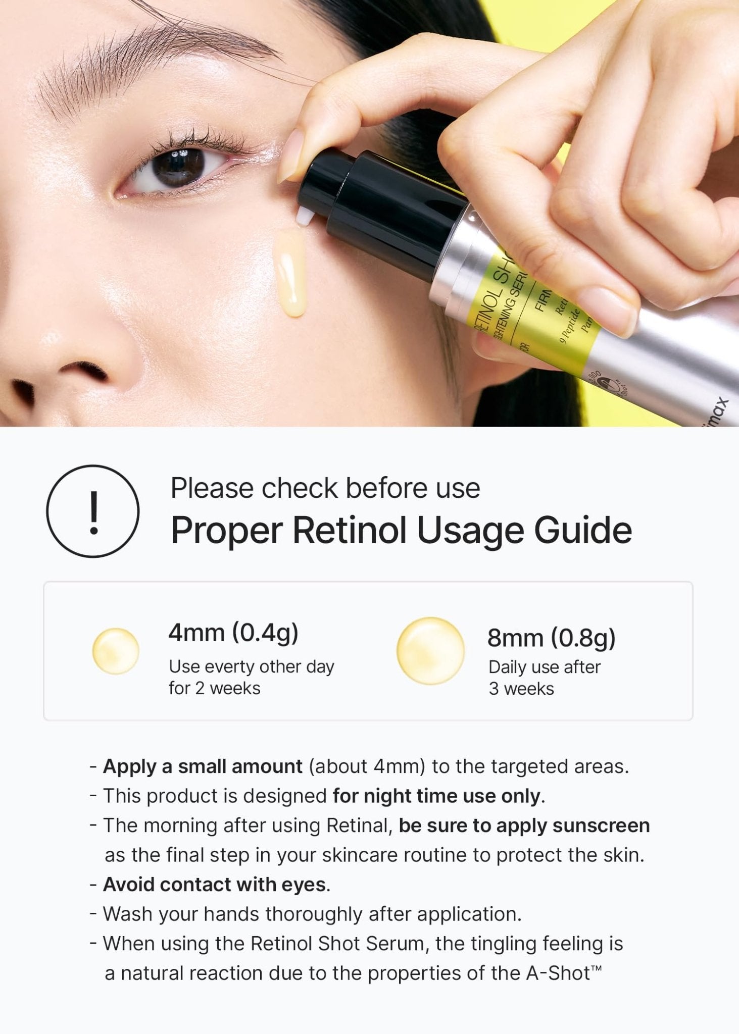 celimax The Vita A Retinol Shot Tightening Serum | with Pure Vitamin A Retinol, Peptide, Pore Minimizer - Maple Wellness Supplements