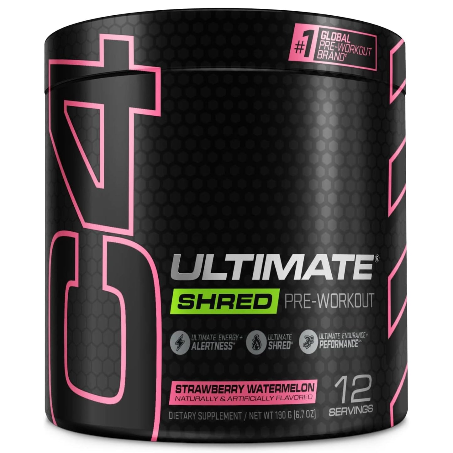 Cellucor C4 Ultimate Shred Pre Workout Powder, Fat Burner for Men & Women, Weight Loss - Maple Wellness Supplements