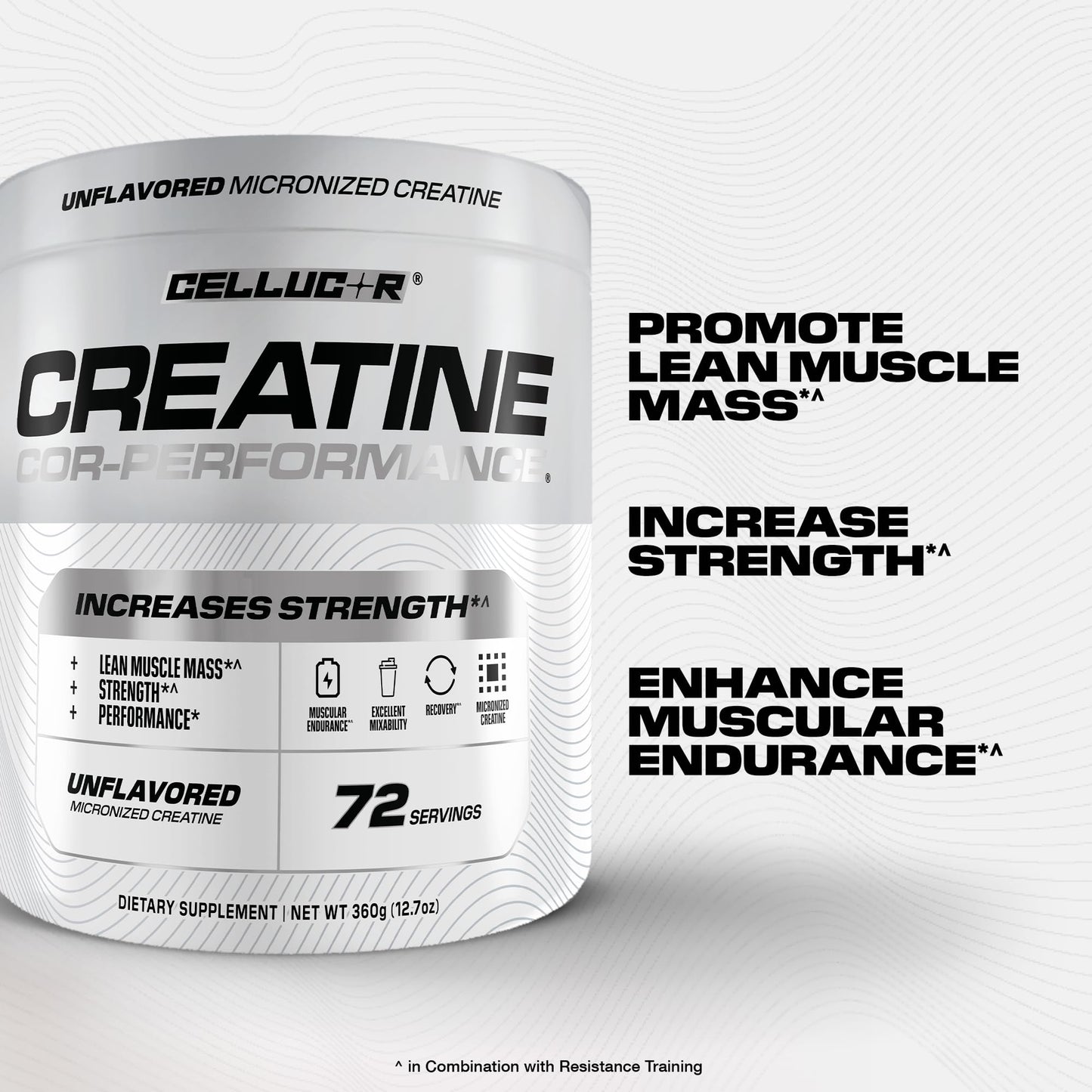 Cellucor Cor-Performance Creatine Monohydrate for Strength and Muscle Growth, 72 Servings - Maple Wellness Supplements