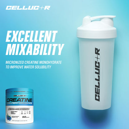 Cellucor Creatine Powder, Blue Raspberry Flavor - Increases Strength, Lean Muscle Mass & Endurance, Micronized Creatine for Fast Absorption - Maple Wellness Supplements
