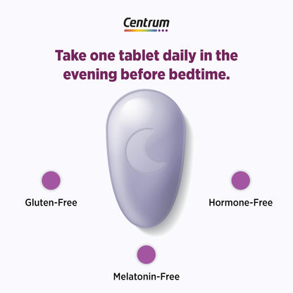 Centrum Restful Sleep Menopause Support Tablets, Supplement with Clinically Studied DailyZz and geniVida, 28 Count - Maple Wellness Supplements