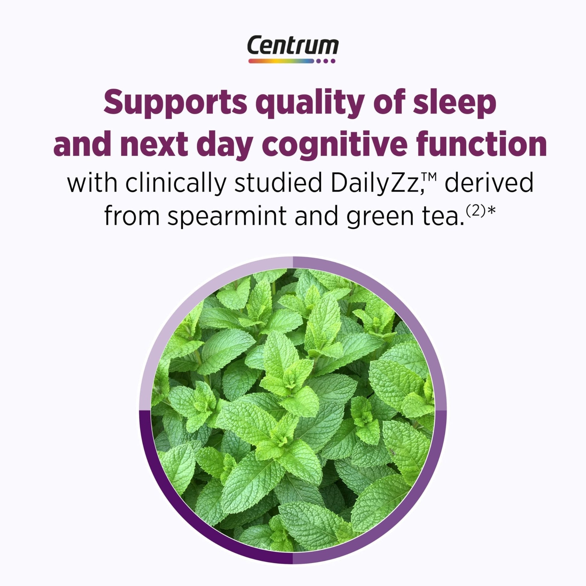 Centrum Restful Sleep Menopause Support Tablets, Supplement with Clinically Studied DailyZz and geniVida, 28 Count - Maple Wellness Supplements