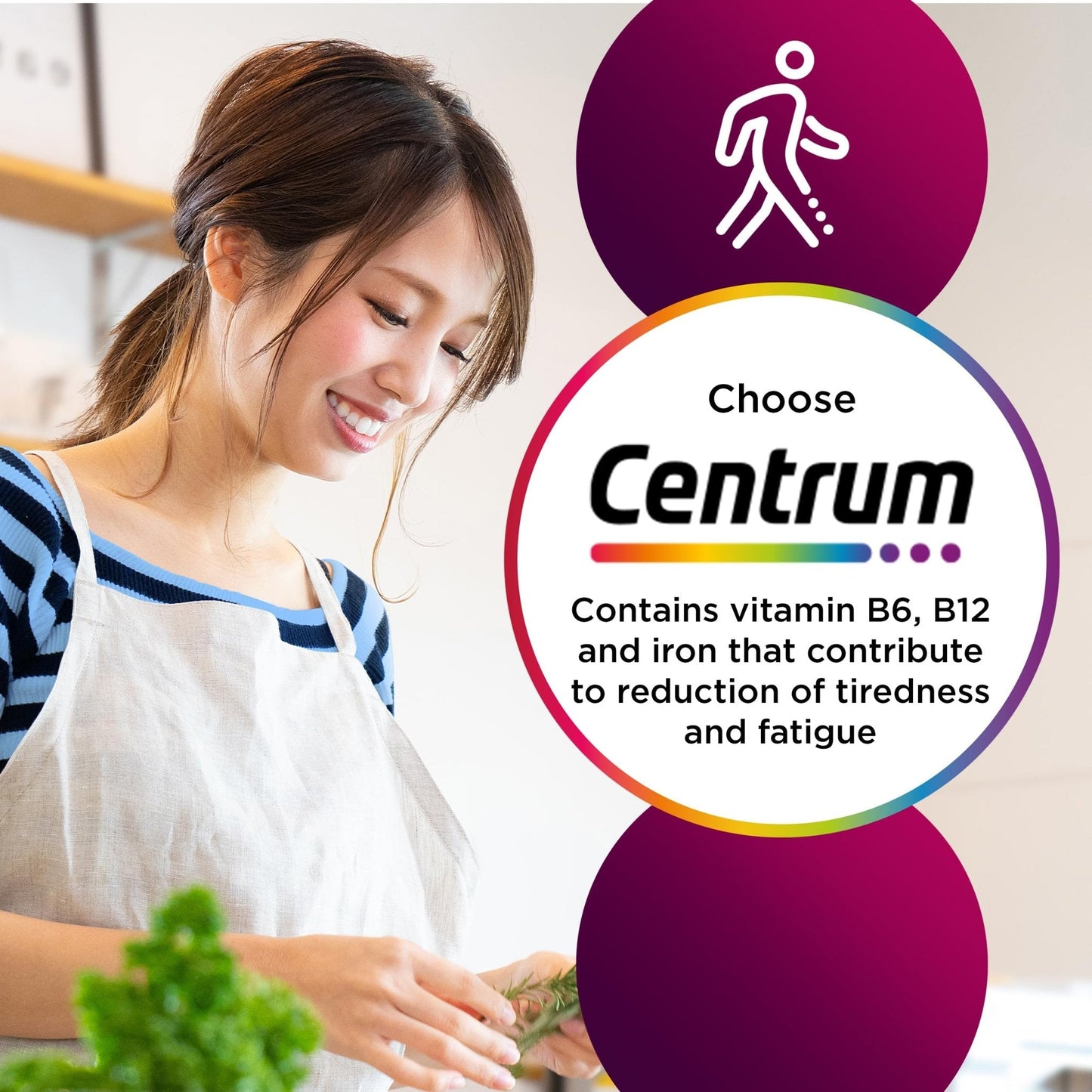 Centrum Women Tablets Multivitamin & Mineral Supplements, with 23 essential nutrients - Maple Wellness Supplements