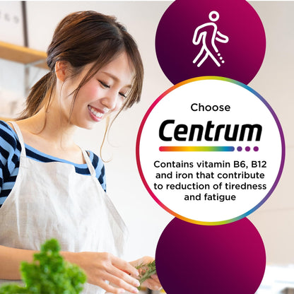 Centrum Women Tablets Multivitamin & Mineral Supplements, with 23 essential nutrients - Maple Wellness Supplements