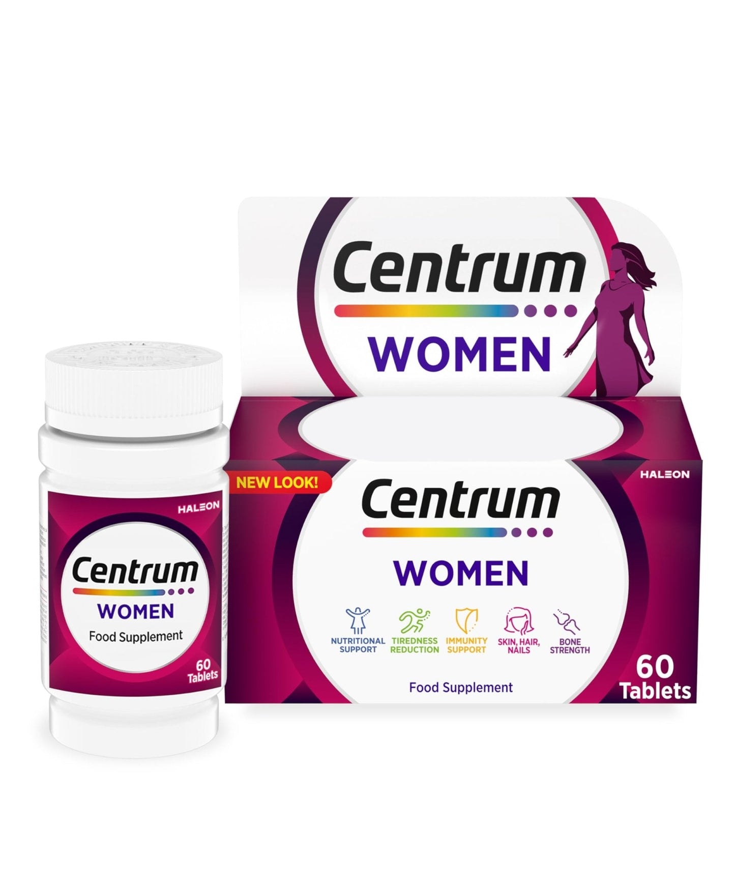 Centrum Women Tablets Multivitamin & Mineral Supplements, with 23 essential nutrients - Maple Wellness Supplements