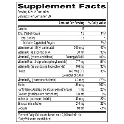 Centrum Women’s Multivitamin Gummies, Immune, Energy, Healthy Appearance Support, 100 Count, 50 Day Supply - Maple Wellness Supplements