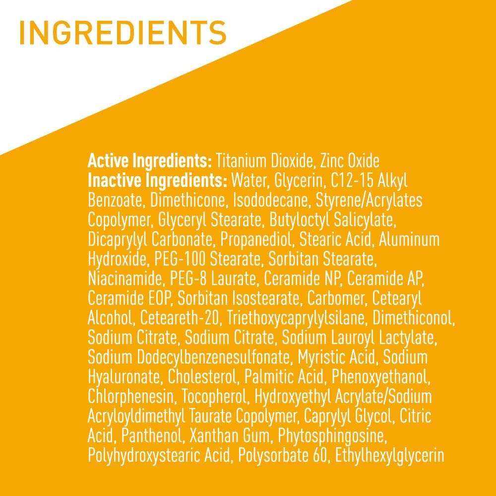 CeraVe 100% Mineral Sunscreen SPF 50, Face sunscreen With Zinc Oxide & Titanium Dioxid - Maple Wellness Supplements