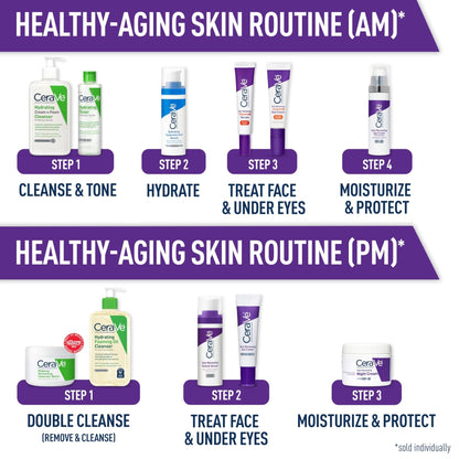 CeraVe Anti-Aging Face Cream SPF 30, Anti-Wrinkle Retinol Cream with Hyaluronic Acid and Ceramides, 1.76 oz - Maple Wellness Supplements