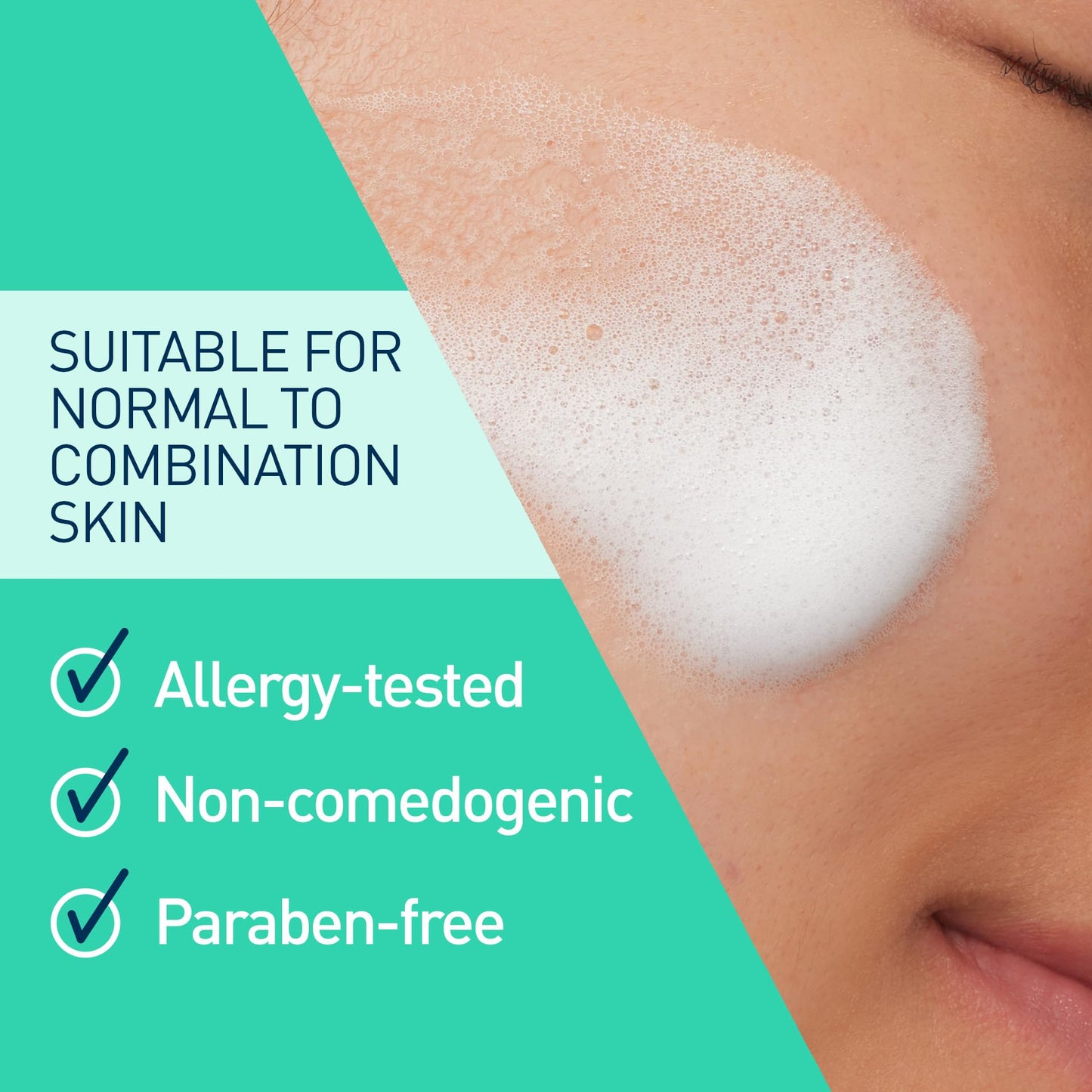 CeraVe Balancing Air Foam Face Wash, Foaming Facial Cleanser For Combination Skin, 8HR Oil Control + 24HR Hydration - Maple Wellness Supplements