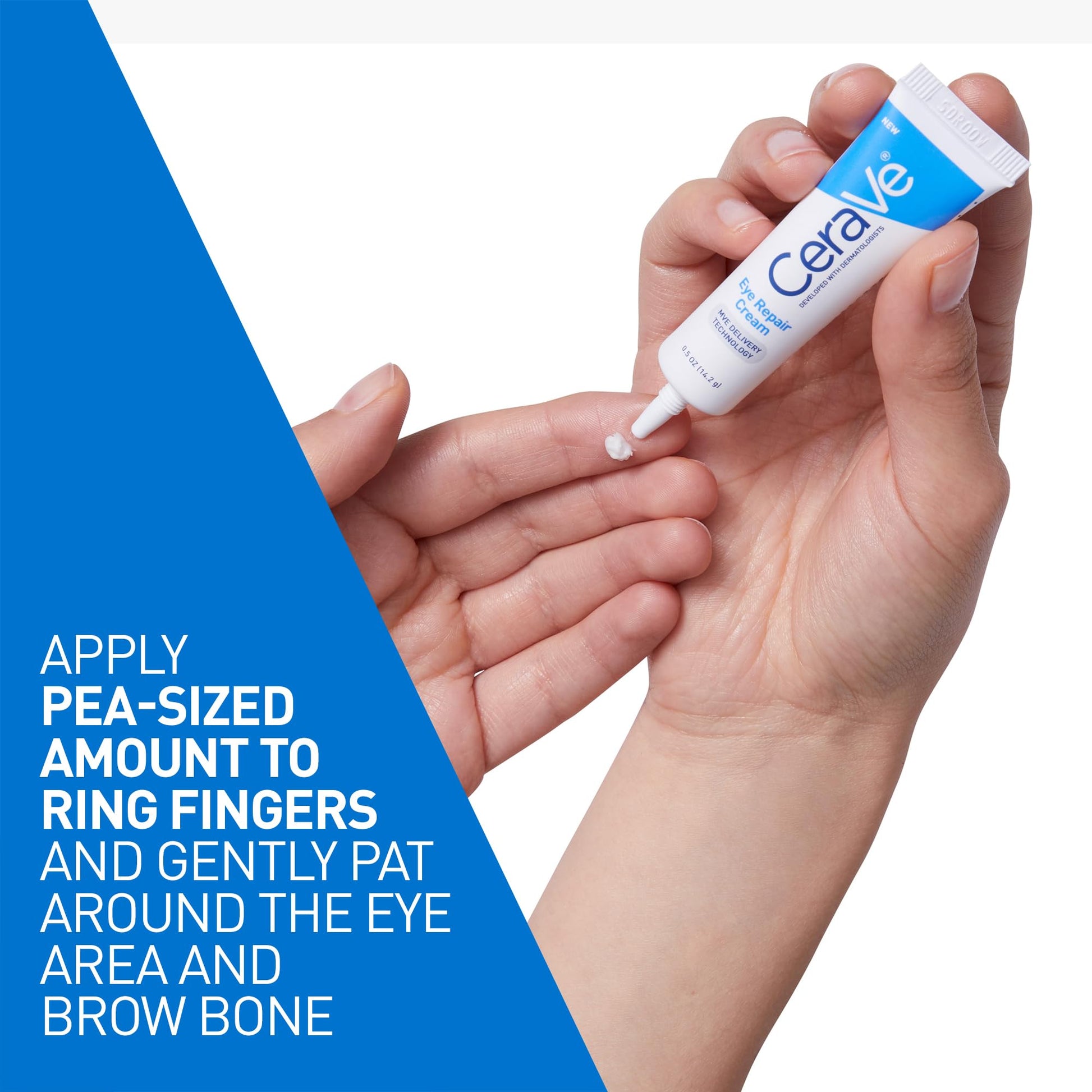 CeraVe Eye Repair Cream, Under Eye Cream For Puffiness And Bags Under Eyes, Hyaluronic Acid + Niacinamide - Maple Wellness Supplements