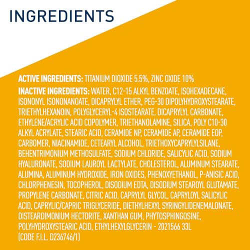 CeraVe Hydrating Mineral Sunscreen SPF 30 with Sheer Tint, Tinted Mineral Sunscreen with Zinc Oxide & Titanium Dioxide - Maple Wellness Supplements