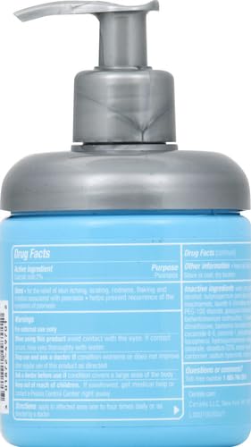 CeraVe Moisturizing Cream for Psoriasis Treatment, With Salicylic Acid for Dry Skin Itch Relief & Urea for Moisturizing - Maple Wellness Supplements