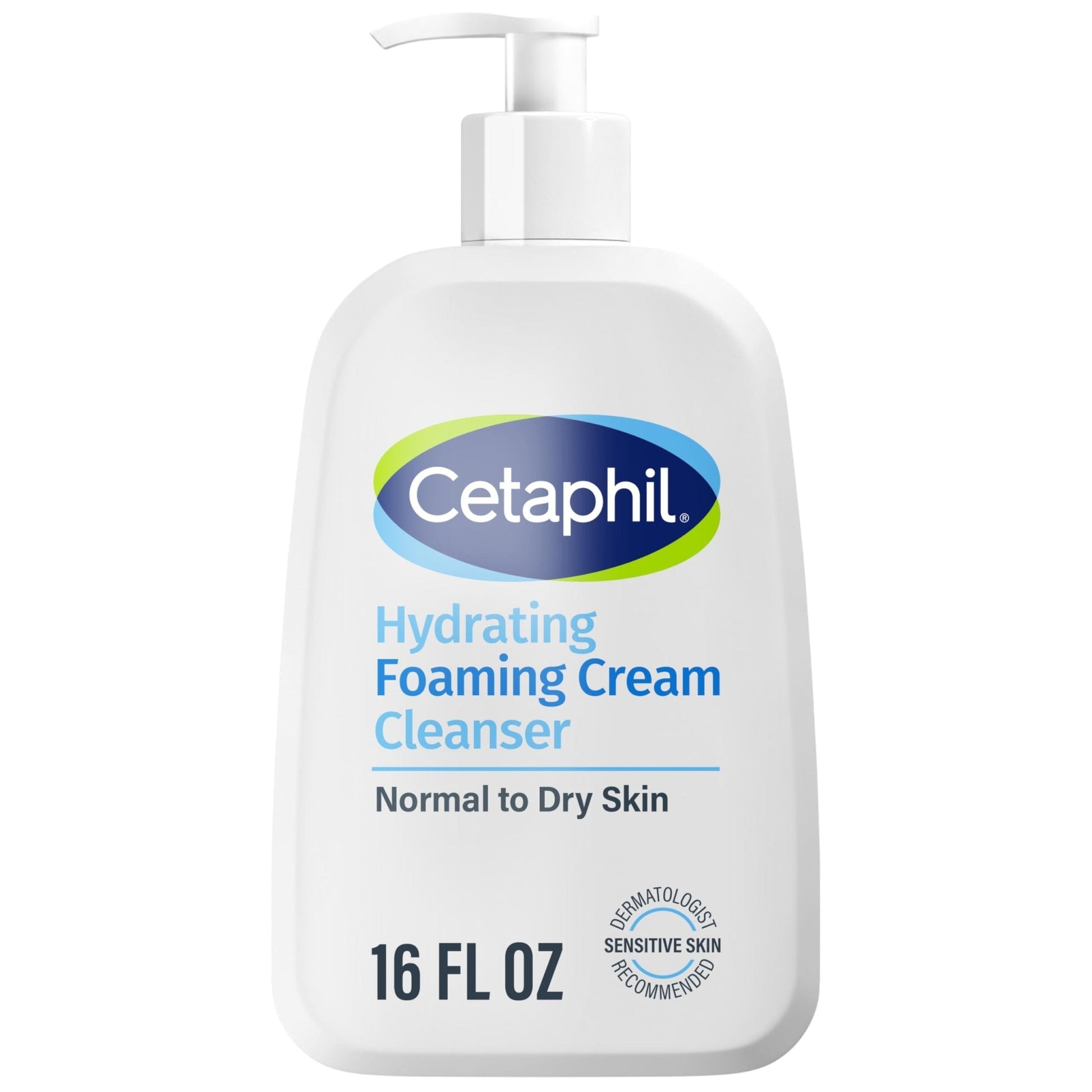 Cetaphil Cream to Foam Face Wash, Hydrating Foaming Cream Cleanser, 16 oz, For Normal to Dry, Sensitive Skin - Maple Wellness Supplements