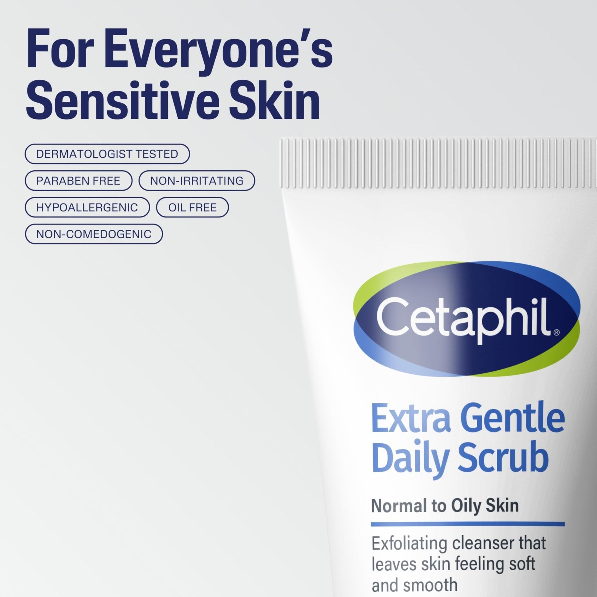 Cetaphil Exfoliating Face Wash, Extra Gentle Daily Face Scrub, Gently Exfoliates & Cleanses - Maple Wellness Supplements