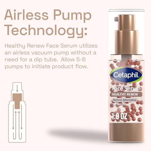 Cetaphil Healthy Renew Anti Aging Face Serum 1 Oz, Retinol Alternative Serum for Face with Niacinamide & Peptides - Maple Wellness Supplements