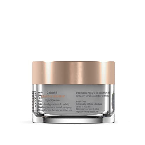 Cetaphil Healthy Renew Skin Tightening Night Cream 1.7 Oz, Wrinkle Repair Cream for Face with Peptides - Maple Wellness Supplements