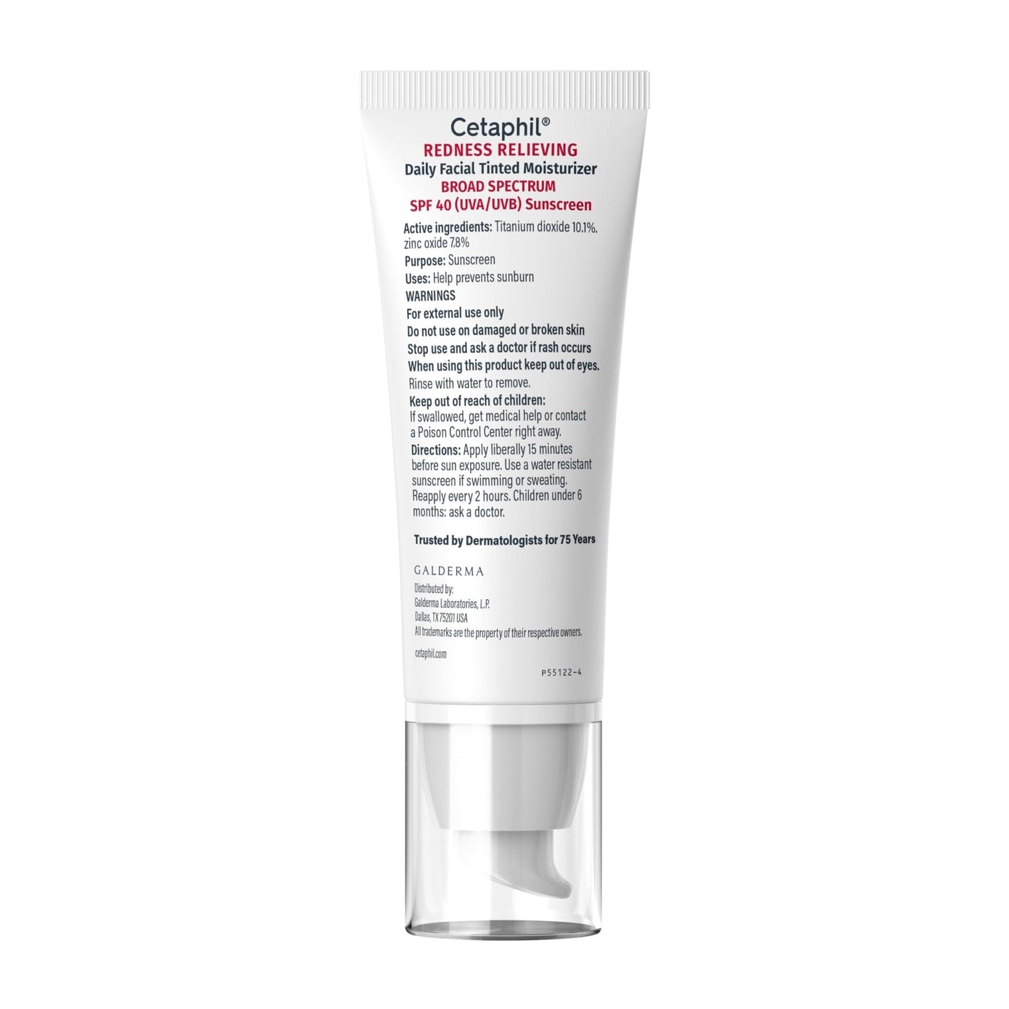 CETAPHIL Redness Relieving Daily Facial Moisturizer SPF 40, 1.7 fl oz, Broad spectrum Sunscreen, Neutral Tint, For Redness-Prone Skin - Maple Wellness Supplements