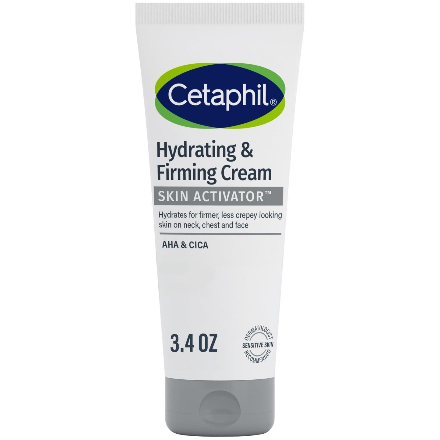 Cetaphil Skin Activator Hydrating & Firming Cream For Face, Neck & Chest 3.4 oz, Mandelic Acid (AHA) and Centella Asiatica (CICA) Cream - Maple Wellness Supplements