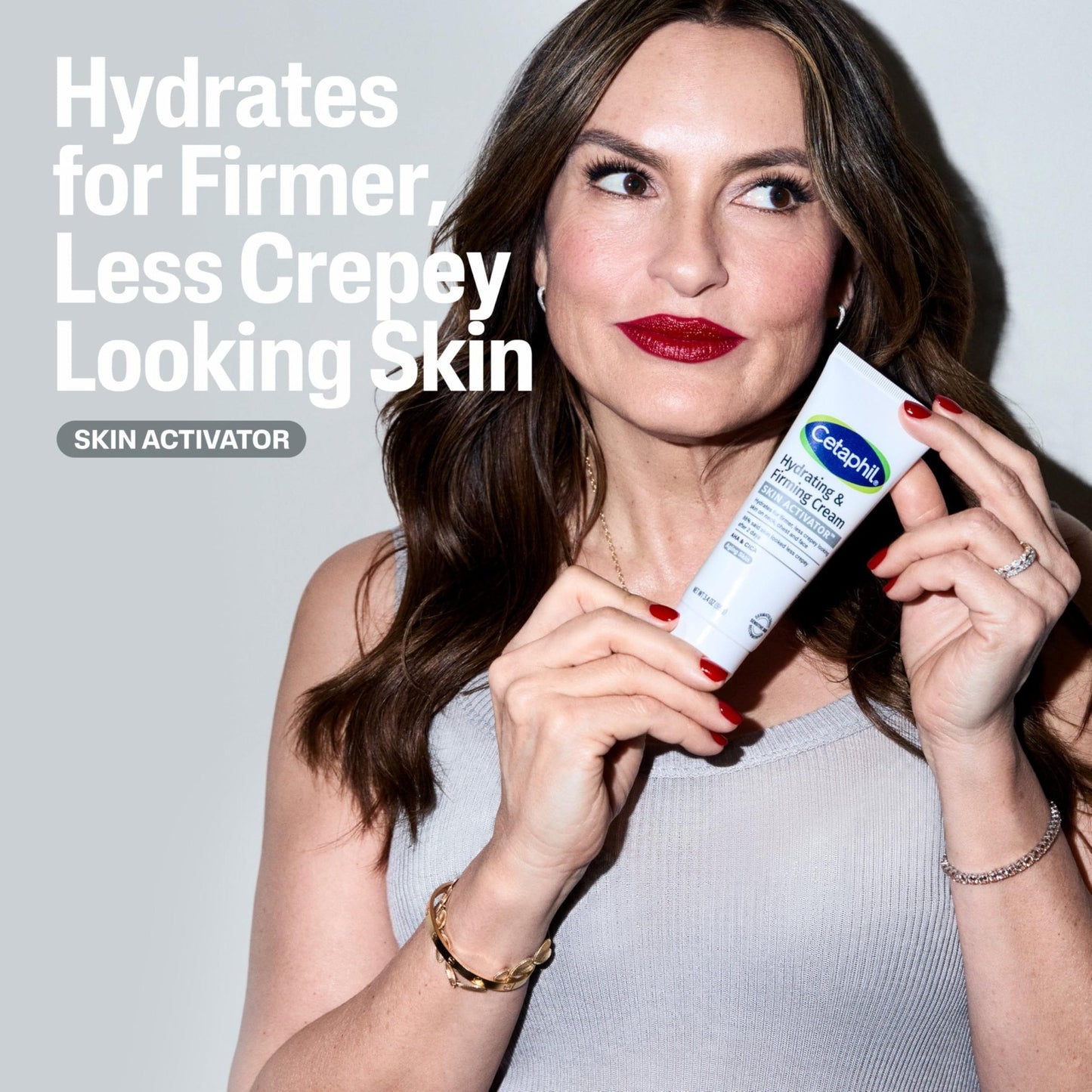 Cetaphil Skin Activator Hydrating & Firming Cream For Face, Neck & Chest 3.4 oz, Mandelic Acid (AHA) and Centella Asiatica (CICA) Cream - Maple Wellness Supplements