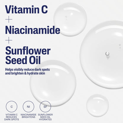 Cetaphil Vitamin C Serum, Visibly Reduces Look of Dark Spots and Hyperpigmentation, Formulated with Niacinamide - Maple Wellness Supplements