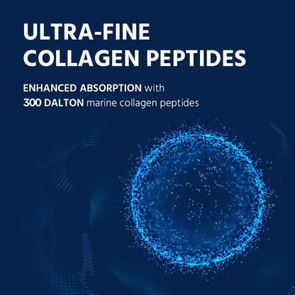Cevitol Marine Collagen Peptides - Hydrolyzed Ultra-fine Collagen Powder for Women & Men, Hyaluronic Acid, Biotin, Vitamin C, for Skin, Hair, Nails, Joints - Maple Wellness Supplements