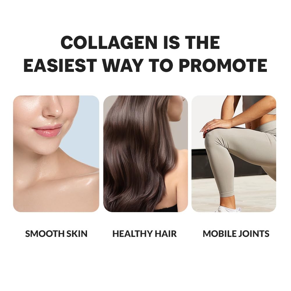 Cevitol Marine Collagen Peptides - Hydrolyzed Ultra-fine Collagen Powder for Women & Men, Hyaluronic Acid, Biotin, Vitamin C, for Skin, Hair, Nails, Joints - Maple Wellness Supplements