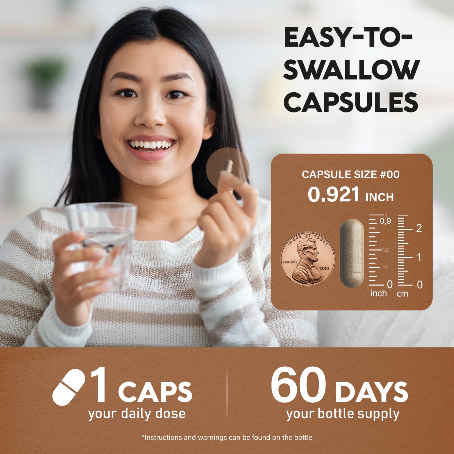 Ceylon Cinnamon Capsules - Extra Strength - Energy Heart & Metabolism Support for Men & Women - Pure Natural Cinnamon 20:1 Extract Supplement - Maple Wellness Supplements