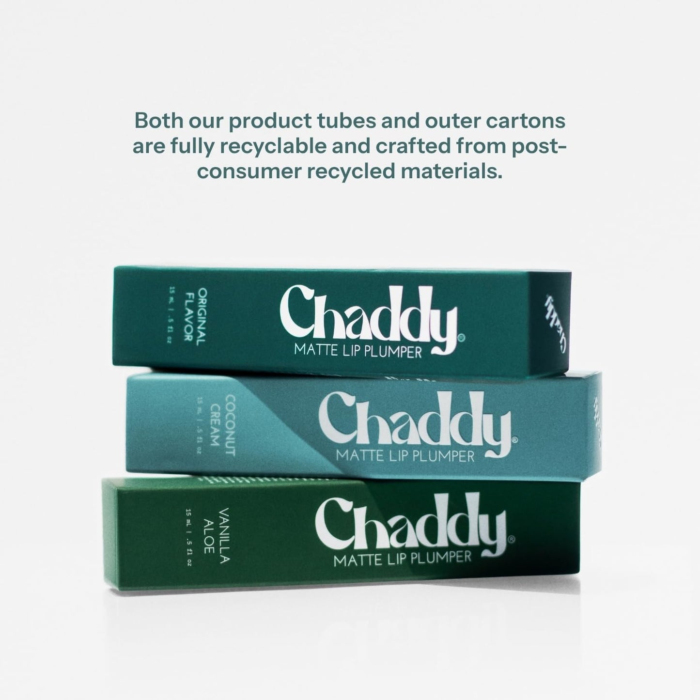 Chaddy Matte Lip Plumper - Hydrating Lip Plumper with Hyaluronic Acid | Plumping Lip, Natural Lip Care and Enhancer - 0.5 fl.oz (Original Flavor) - Maple Wellness Supplements