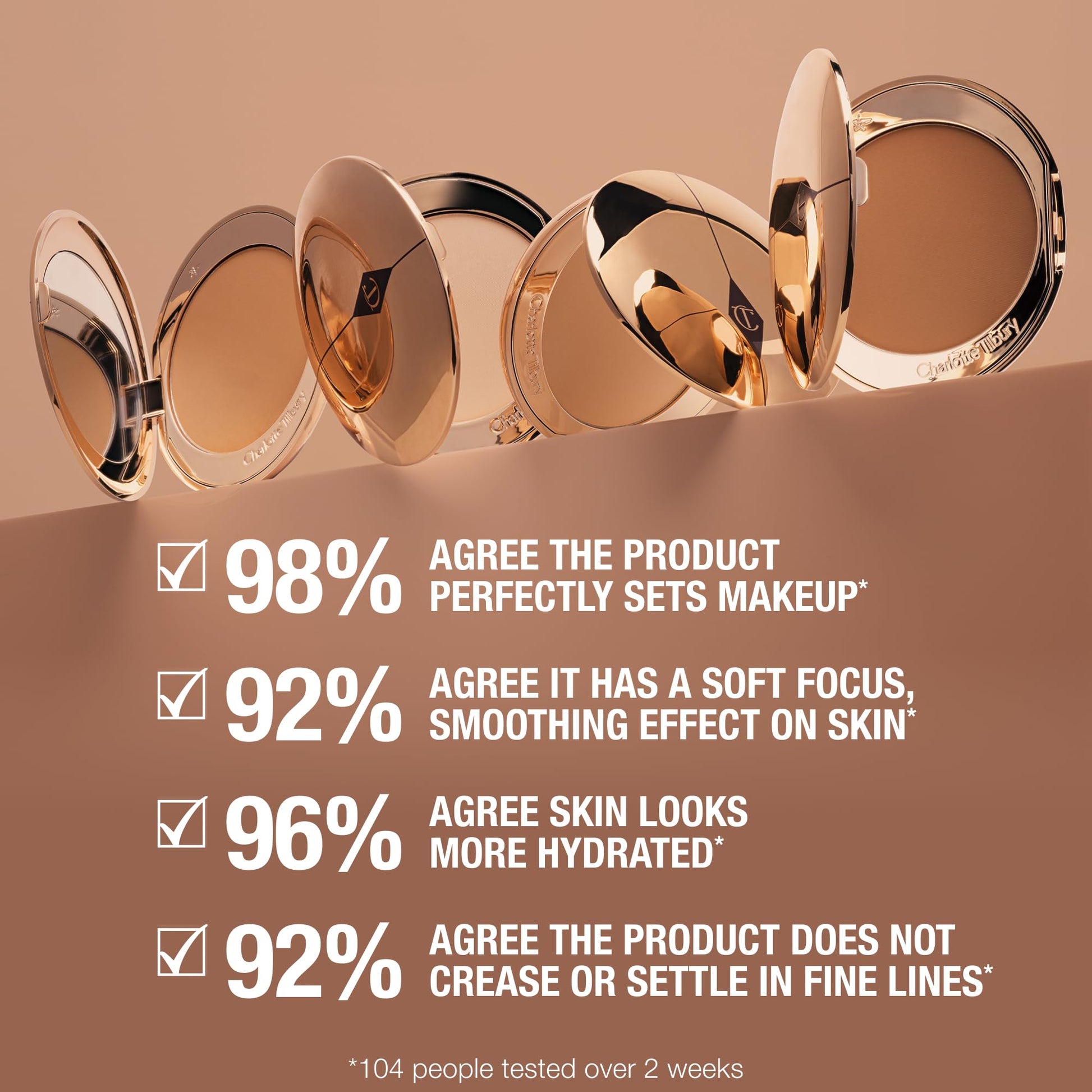 Charlotte Tilbury Airbrush Flawless Finish Setting Powder - Pore-Blurring Pressed Powder for Face Makeup to Minimize Shine with a Soft-Focus Finish - 1 Fair - Maple Wellness Supplements