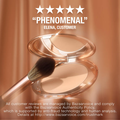 Charlotte Tilbury Airbrush Flawless Finish Setting Powder - Pore-Blurring Pressed Powder for Face Makeup to Minimize Shine with a Soft-Focus Finish - 1 Fair - Maple Wellness Supplements