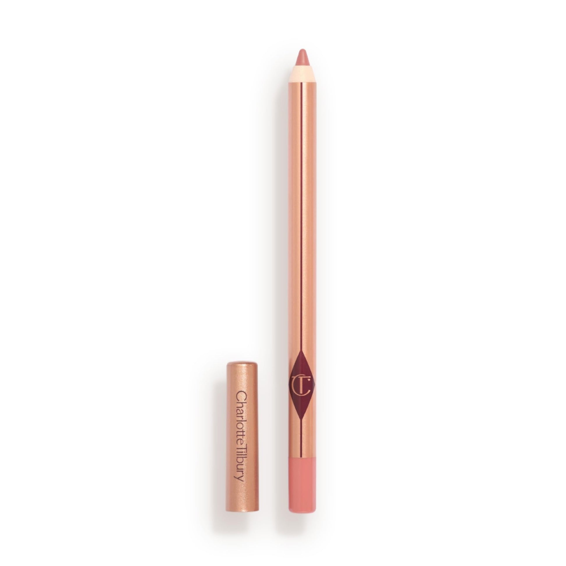 Charlotte Tilbury Lip Cheat Lip Liner Pencil - Gives Lips a Fuller-Looking, Defined Pout - Enriched with Jojoba Oil & Hyaluronic Acid - Waterproof, Smudge-Proof & Transfer-Proof - Pillow Talk Fair - Maple Wellness Supplements