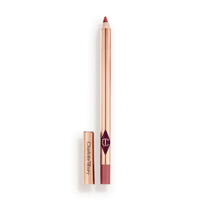 Charlotte Tilbury Lip Cheat Lip Liner Pencil - Gives Lips a Fuller-Looking, Defined Pout - Enriched with Jojoba Oil & Hyaluronic Acid - Waterproof, Smudge-Proof & Transfer-Proof - Pillow Talk Medium - Maple Wellness Supplements