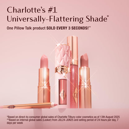 Charlotte Tilbury Matte Revolution Lipstick - Long Lasting, Matte Lipstick with Buildable Color & Lip-Loving Ingredients - Creamy, Easy to Blend Formula - Pillow Talk Original - Maple Wellness Supplements
