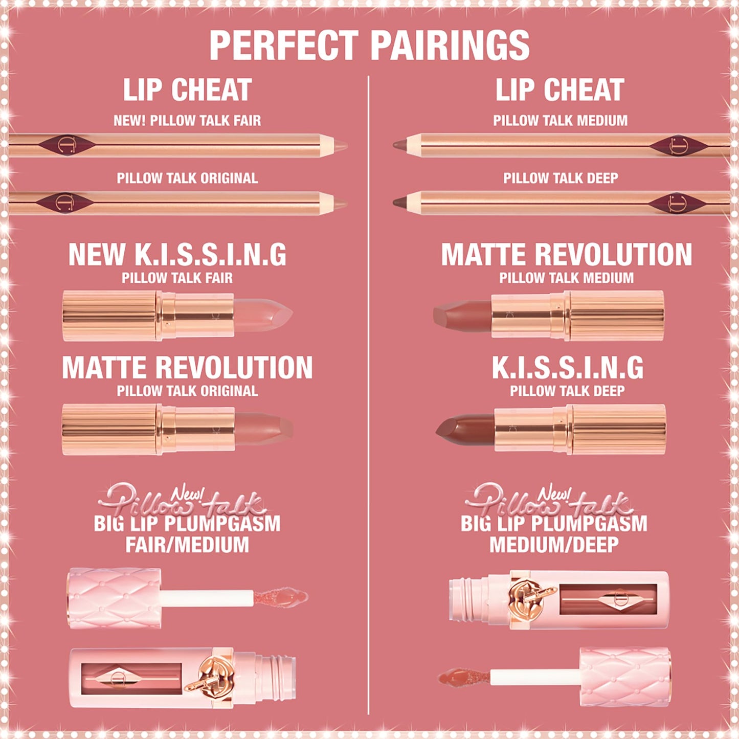 Charlotte Tilbury Pillow Talk Plumpgasm Lip Gloss - Hydrating Lip Plumper with Hyaluronic Acid & Plumpgasm Heat + Ice Technology for Juicy, Glossy Fullness - Fair/Medium - Maple Wellness Supplements