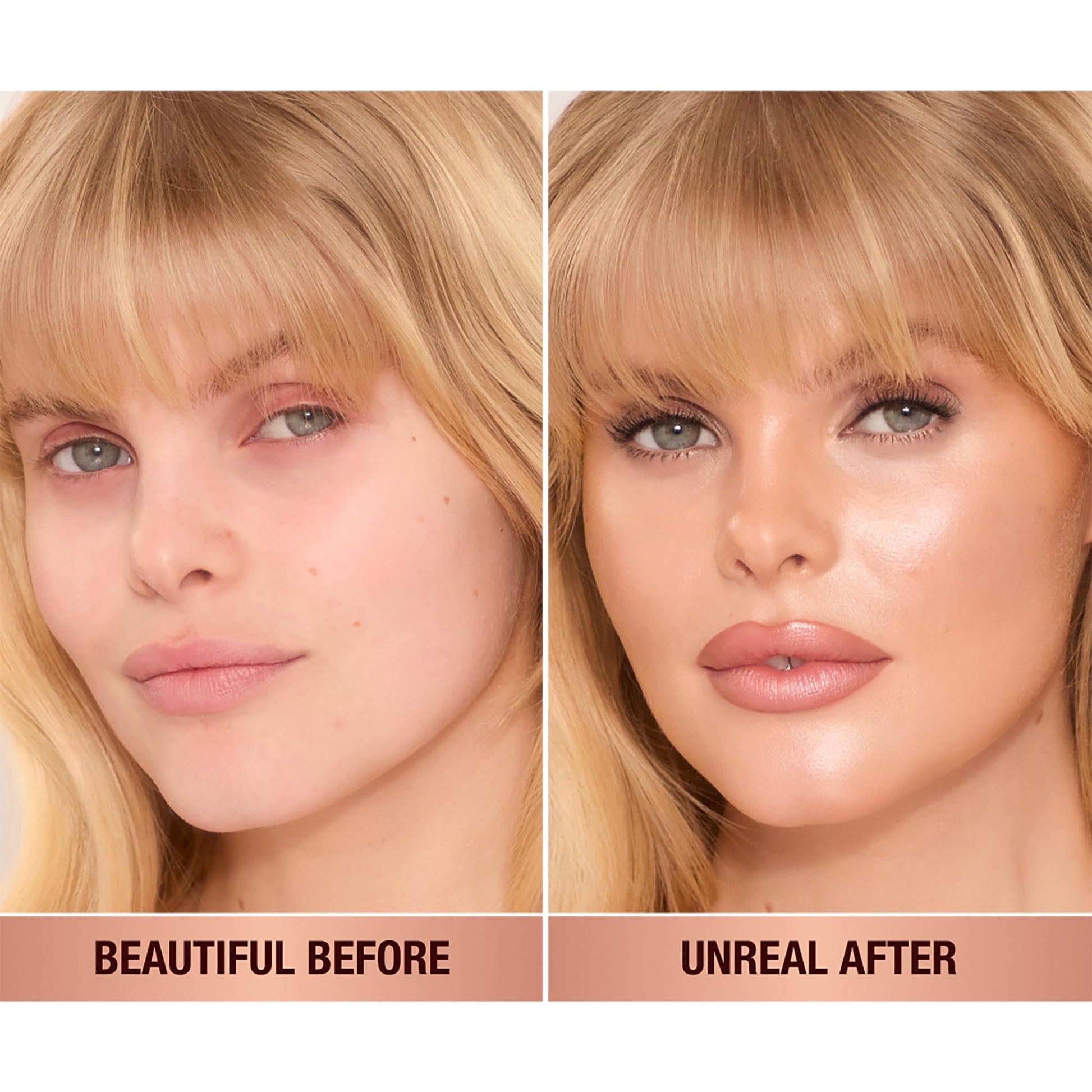 Charlotte Tilbury Unreal Skin Tint & Sheer Glow Hydrating Foundation Stick - Cream Foundation Makeup with Sheer-to-Light Coverage & a Buildable Formula - Blurring, Smoothing & Nourishing - 3 Fair - Maple Wellness Supplements
