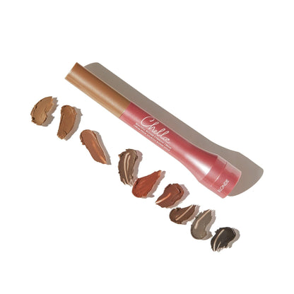 Chella Eyebrow Cream, Marvelous Medium Brown - Vegan, Cruelty Free, Paraben Free, Gluten Free Eyebrow Pomade Makeup - Long Wearing, Velvet Consistency, Water Proof - Maple Wellness Supplements