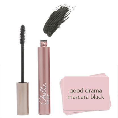 Chella Good Drama Vegan Mascara, 0.33 Fl. Oz (Black) - Maple Wellness Supplements