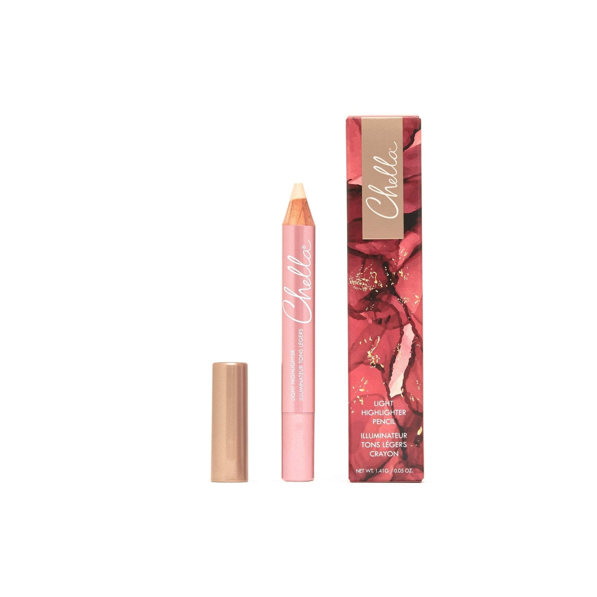 Chella Highlighter Makeup Pencil - Vegan, Cruelty Free, Paraben Free, Gluten Free - Use as a Highlighter, Concealer and Under Eye Liner (Light Matte) - Maple Wellness Supplements