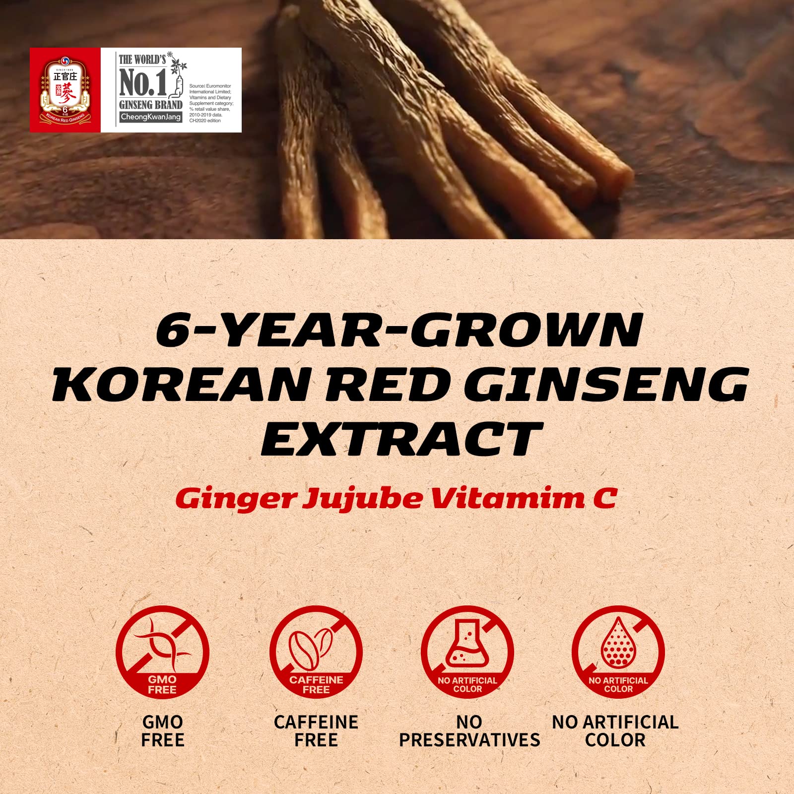 CheongKwanJang Ginseng Korean Red Ginseng Vital Tonic, Immune System Booster - Maple Wellness Supplements