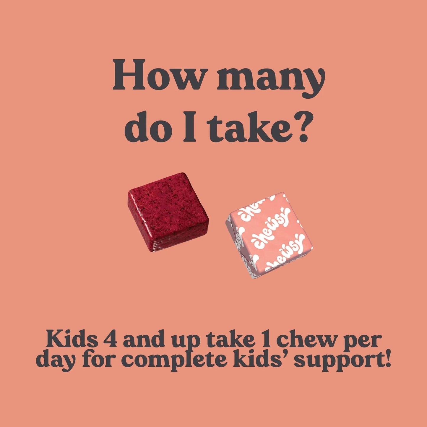 Chewsy Kids’ Multivitamin, Delicious Candy-Style Daily Vitamin Chews + Probiotics + Superfoods, Wild Berry Flavor Chewable Fruity Supplement Chews - Maple Wellness Supplements