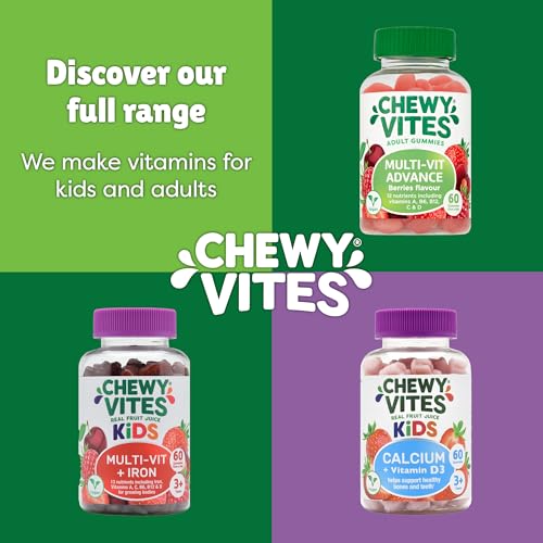 Chewy Vites Kids Multivitamin Advance 60 Gummy Vitamins | 11 Essential Nutrients - Maple Wellness Supplements