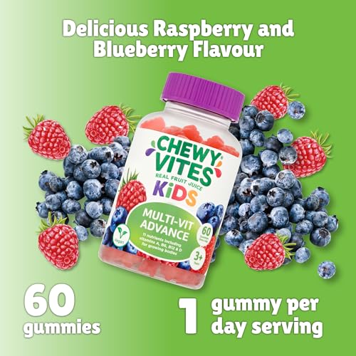 Chewy Vites Kids Multivitamin Advance 60 Gummy Vitamins | 11 Essential Nutrients - Maple Wellness Supplements