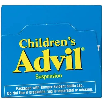 Children's Advil Pain Reliever and Fever Reducer, Dye Free and Sugar Free Ibuprofen Oral Suspension, Berry Flavored - 4 Fl Oz - Maple Wellness Supplements