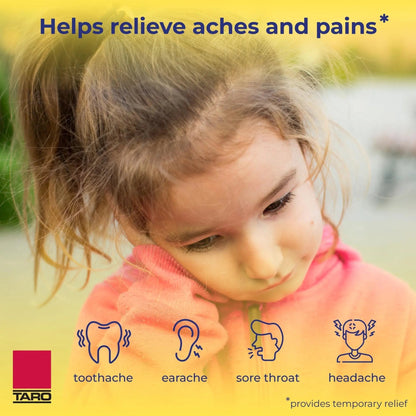Children's Ibuprofen Oral Suspension 100 mg per 5 mL, 4 Fl Oz, Pain Reliever and Fever Reducer for Ages 2-11 Years, Dye-Free, Berry Flavor - Maple Wellness Supplements