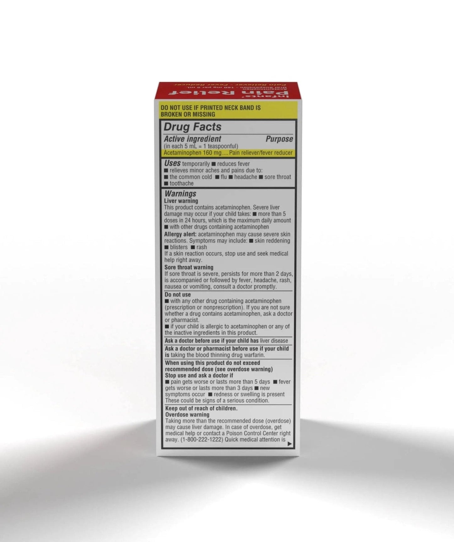 Children's Pain & Fever Acetaminophen Oral Suspension - Maple Wellness Supplements