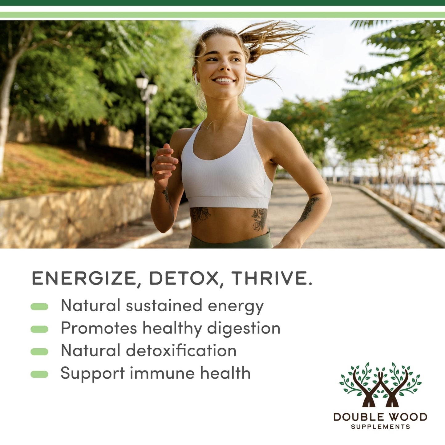 Chlorophyll Liquid Drops - for Digestion, Gut Health, Energy and Detox - Vegan Safe - Maple Wellness Supplements
