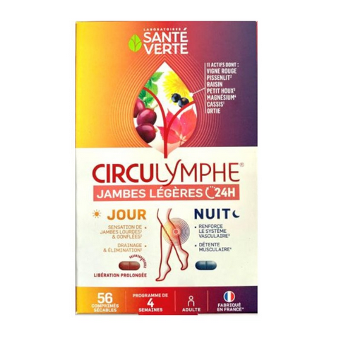 Circulymphe day/night 56 tablets - SANTE VERTE - Maple Wellness Supplements